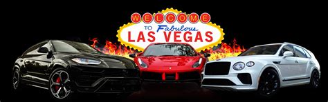 renting luxury cars in vegas.